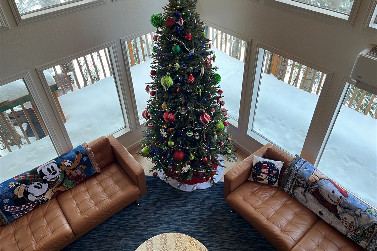 Holiday Decorations are up from mid-Nov - January