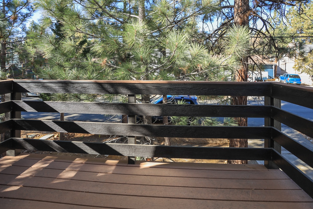 View from the balcony off the master bedroom.