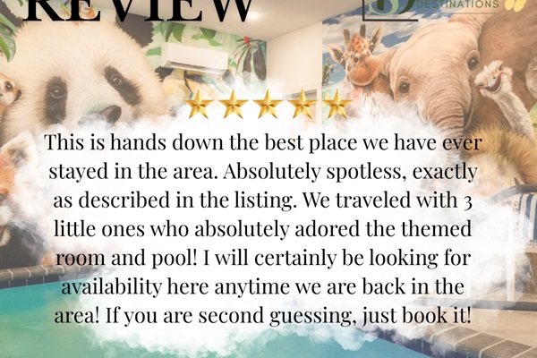 This is exactly the experience we strive to create for our guests, and we’re always happy to host and share our space with them.