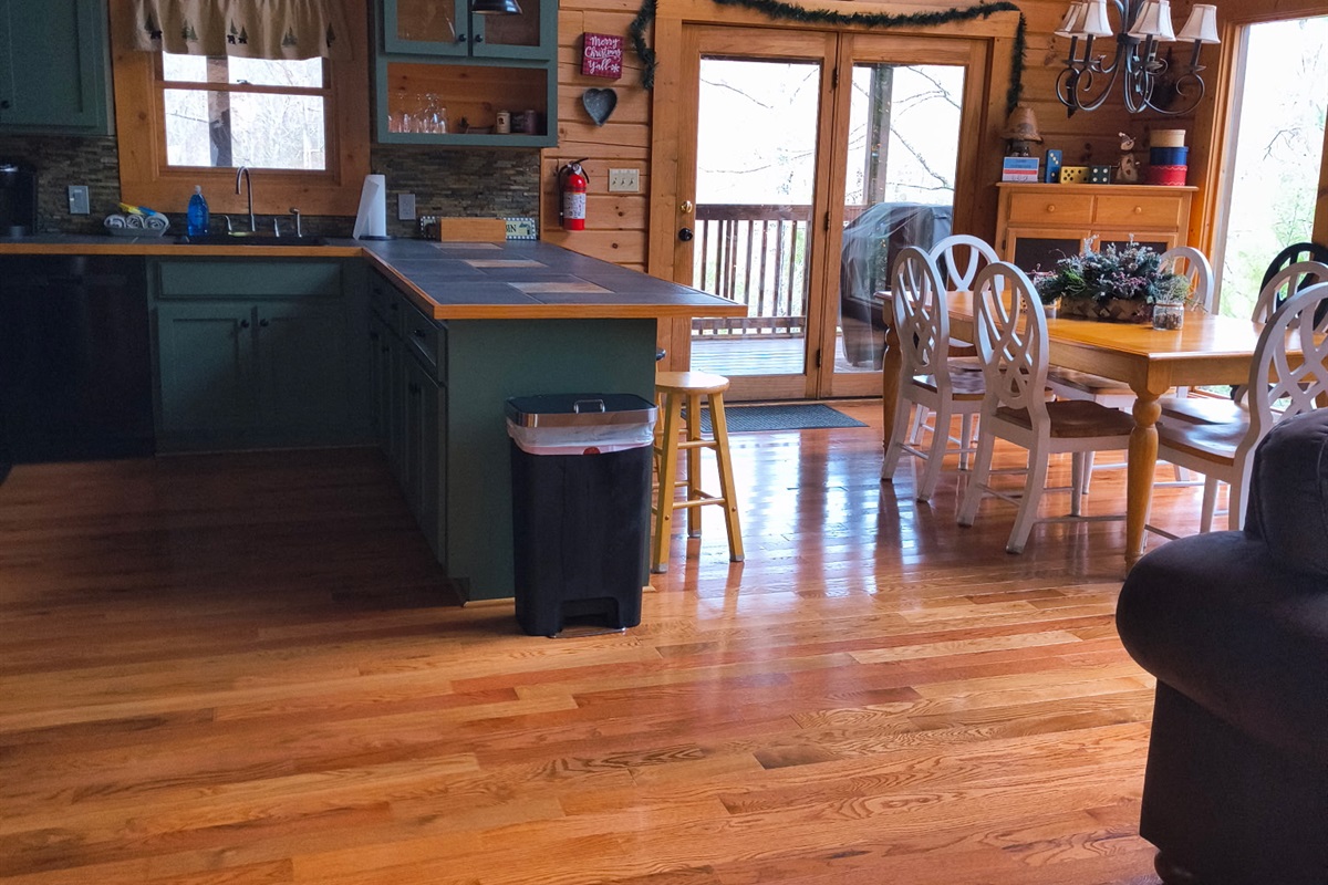 New hardwood floors