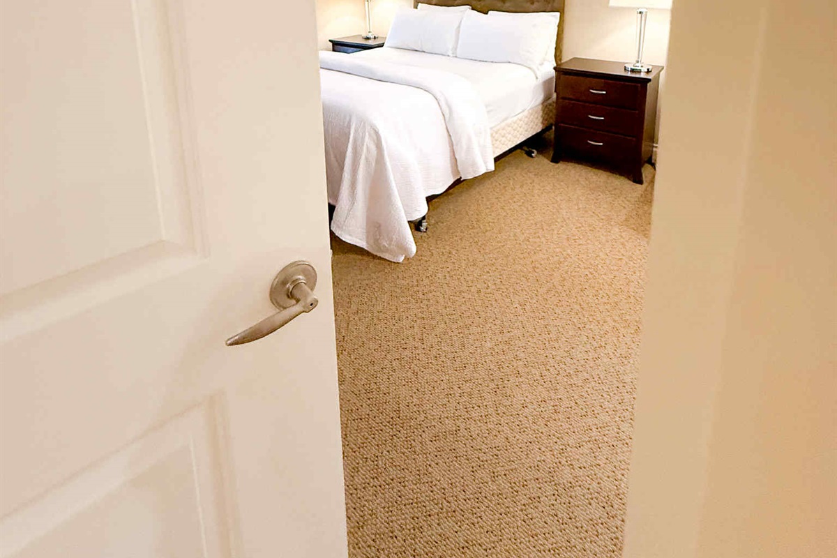 Unit A  - peek a boo view of primary bedroom.