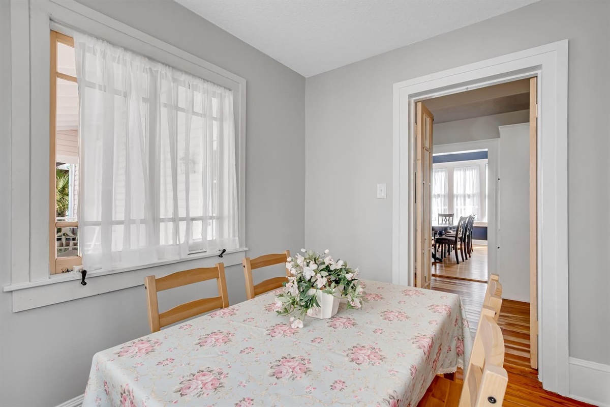 Dining Nook off Kitchen