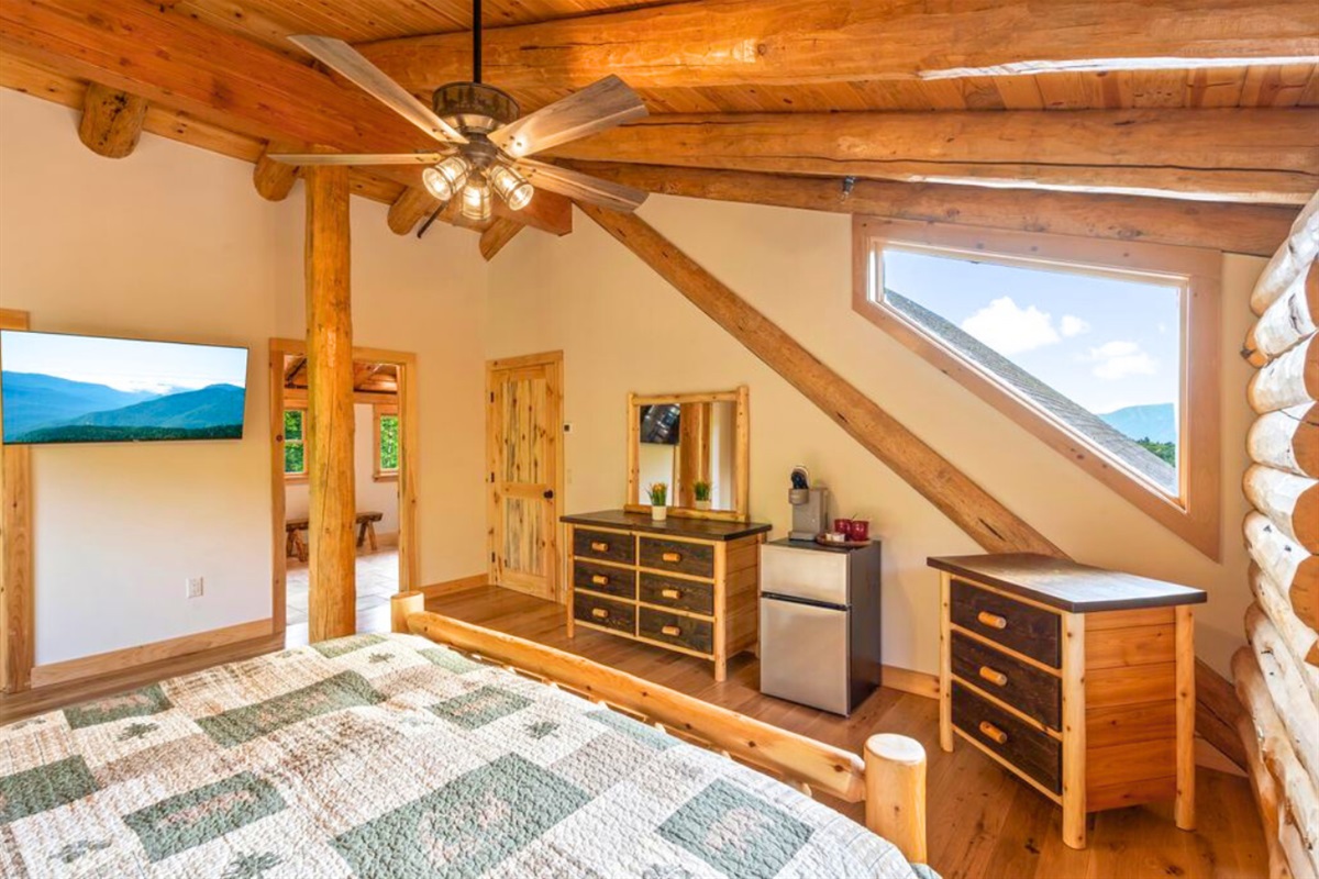 Wake up to mountain views in your master suite.