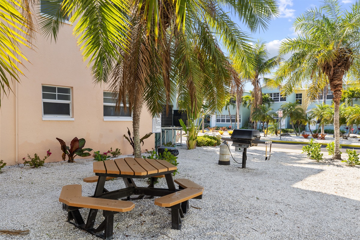 Picnic area, private to the community