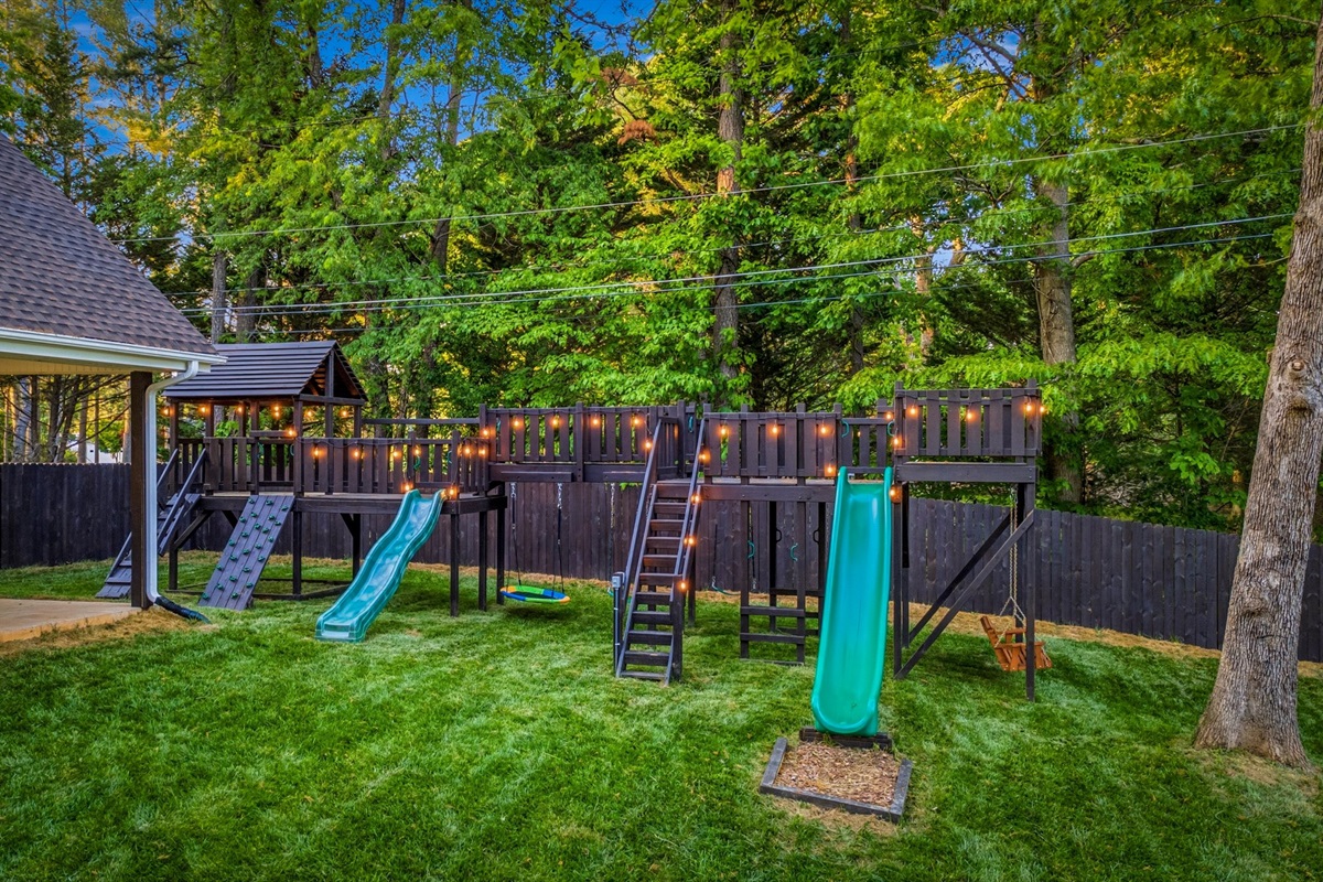 The Lookout Fort. Custom built. Kid-tested. Probably going to need a second visit.