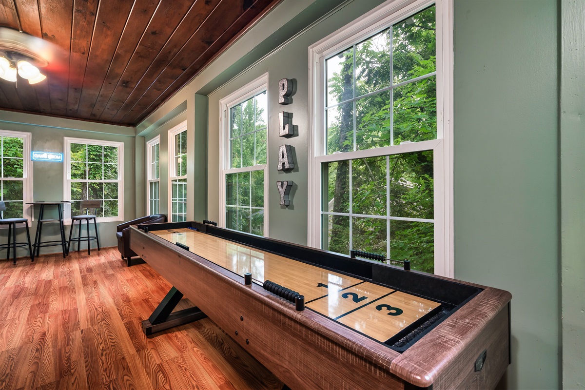 Level up your entertainment in our game room.