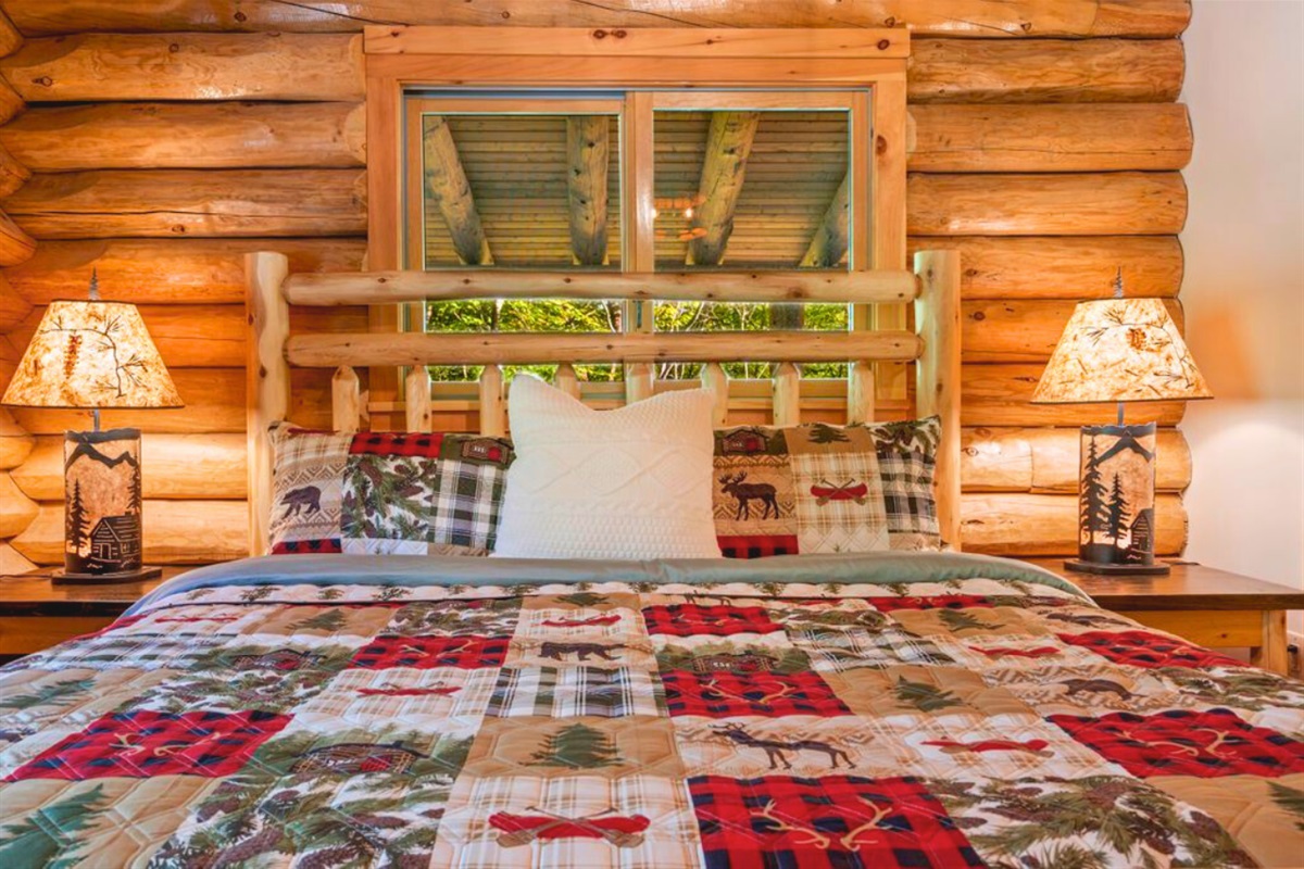 Comfort and convenience on the main level with King bed and bath.