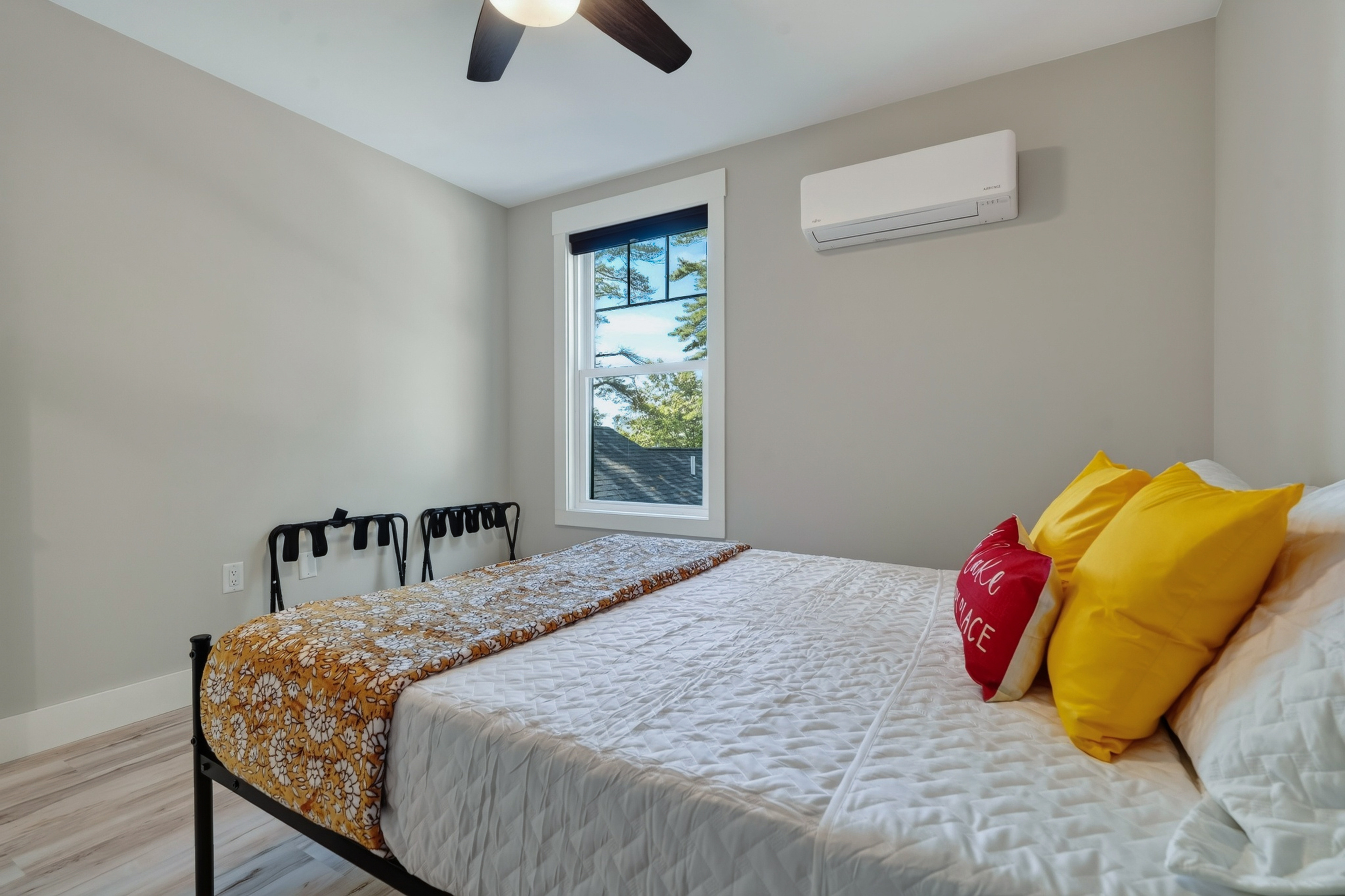 A bright, welcoming place to recharge after exploring, hiking, or simply enjoying the lake house.