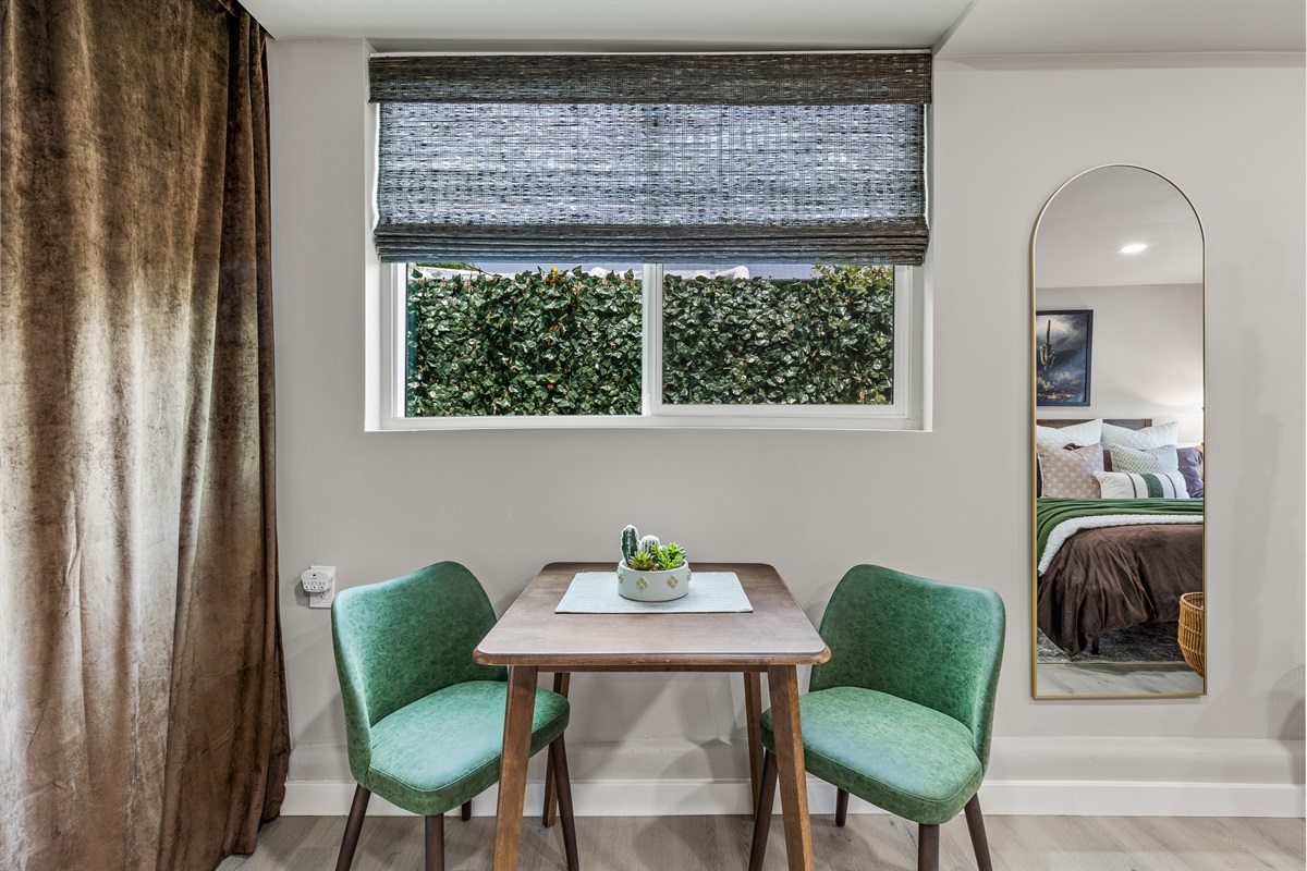 A quiet space for morning coffee, heartfelt conversations, or journaling by the window - simple moments made special.