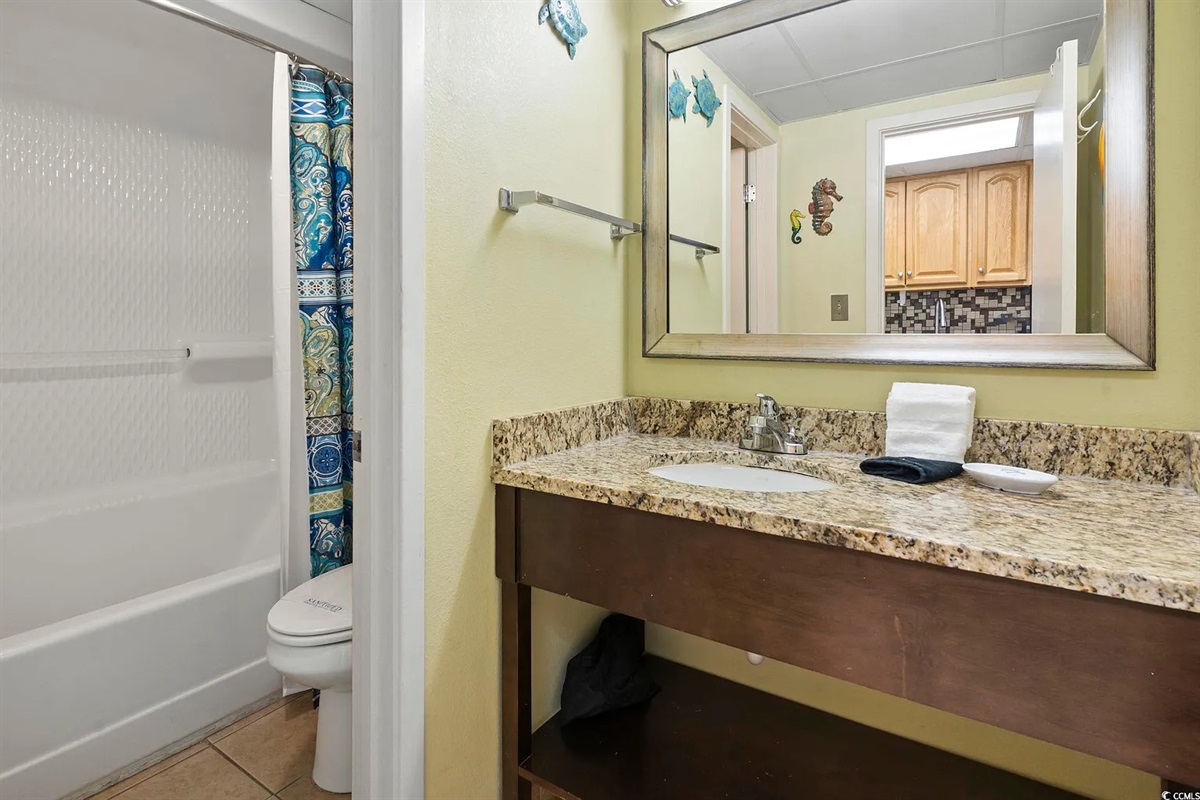 Well-maintained bathroom designed for comfort and convenience