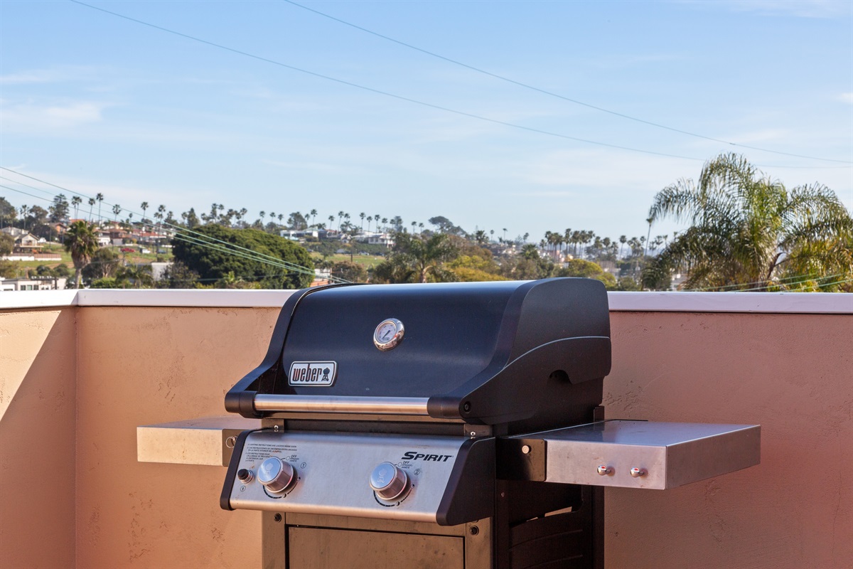 Grill and chill on the east deck