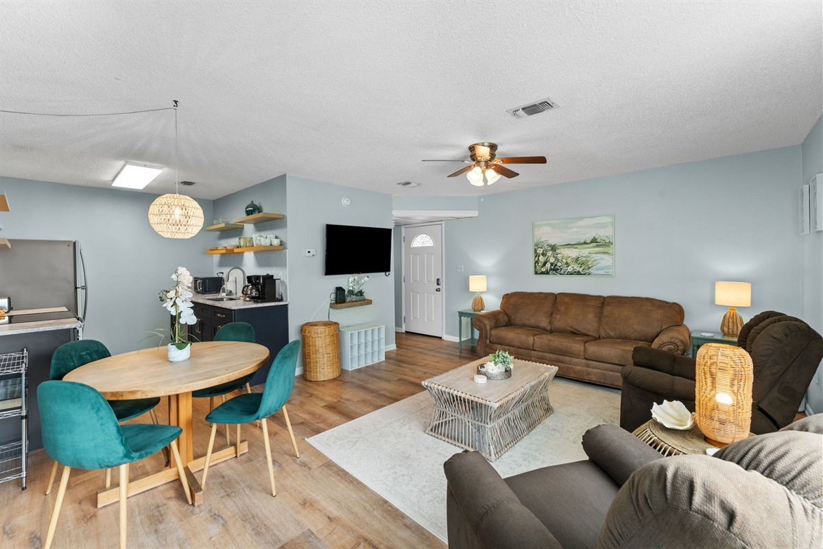 Living Room and Kitchen