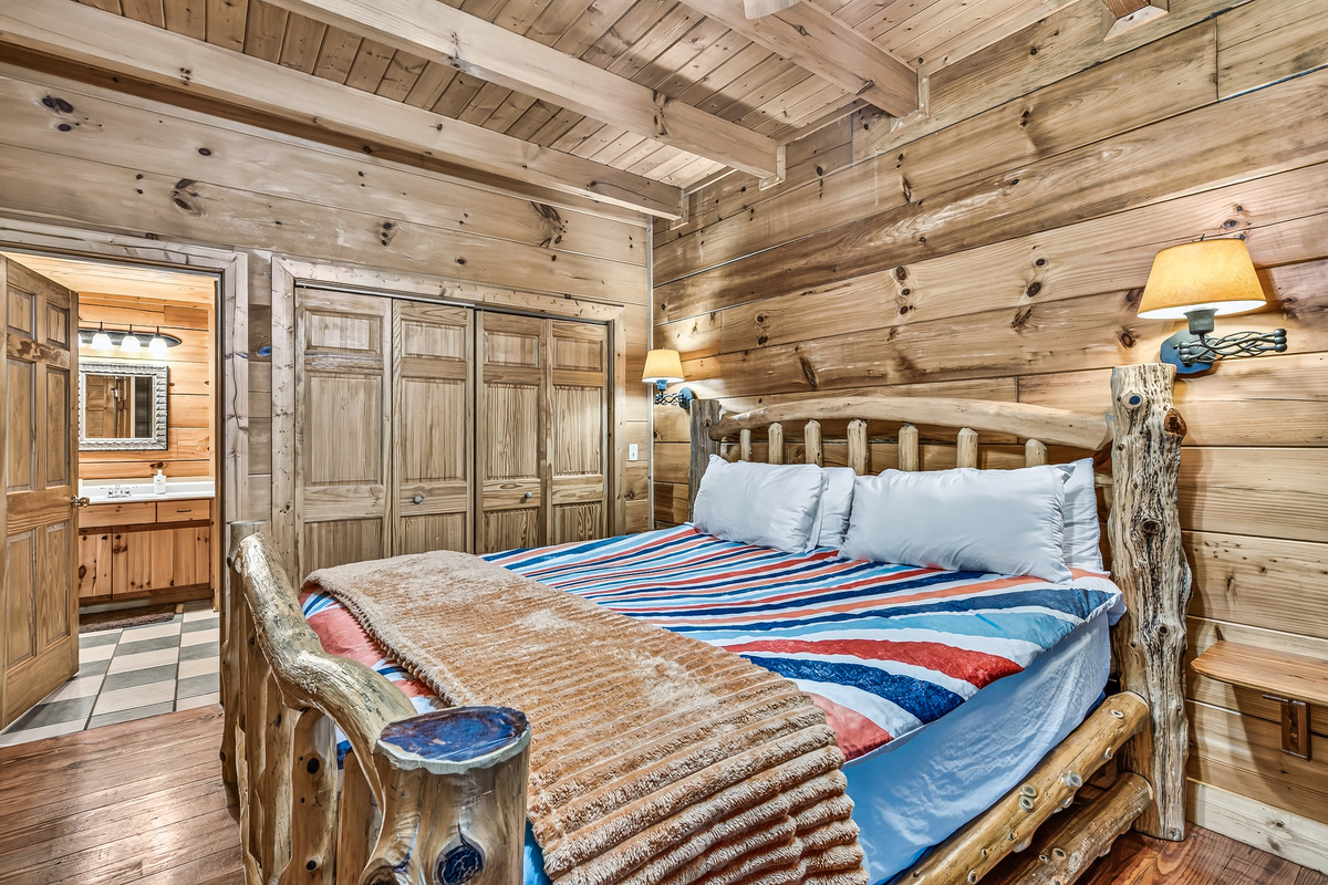 A quiet, cozy sanctuary designed for peaceful nights after a long day outdoors.