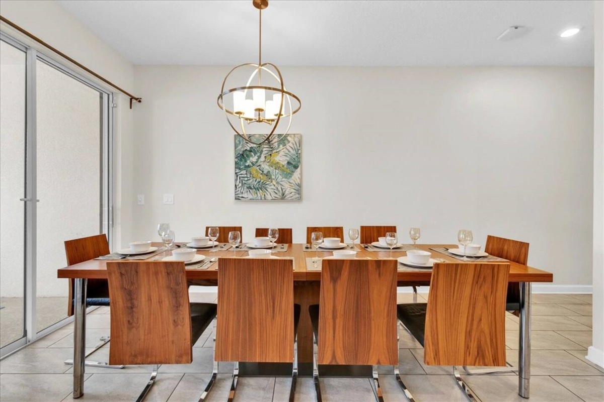 Seating space for 10 people