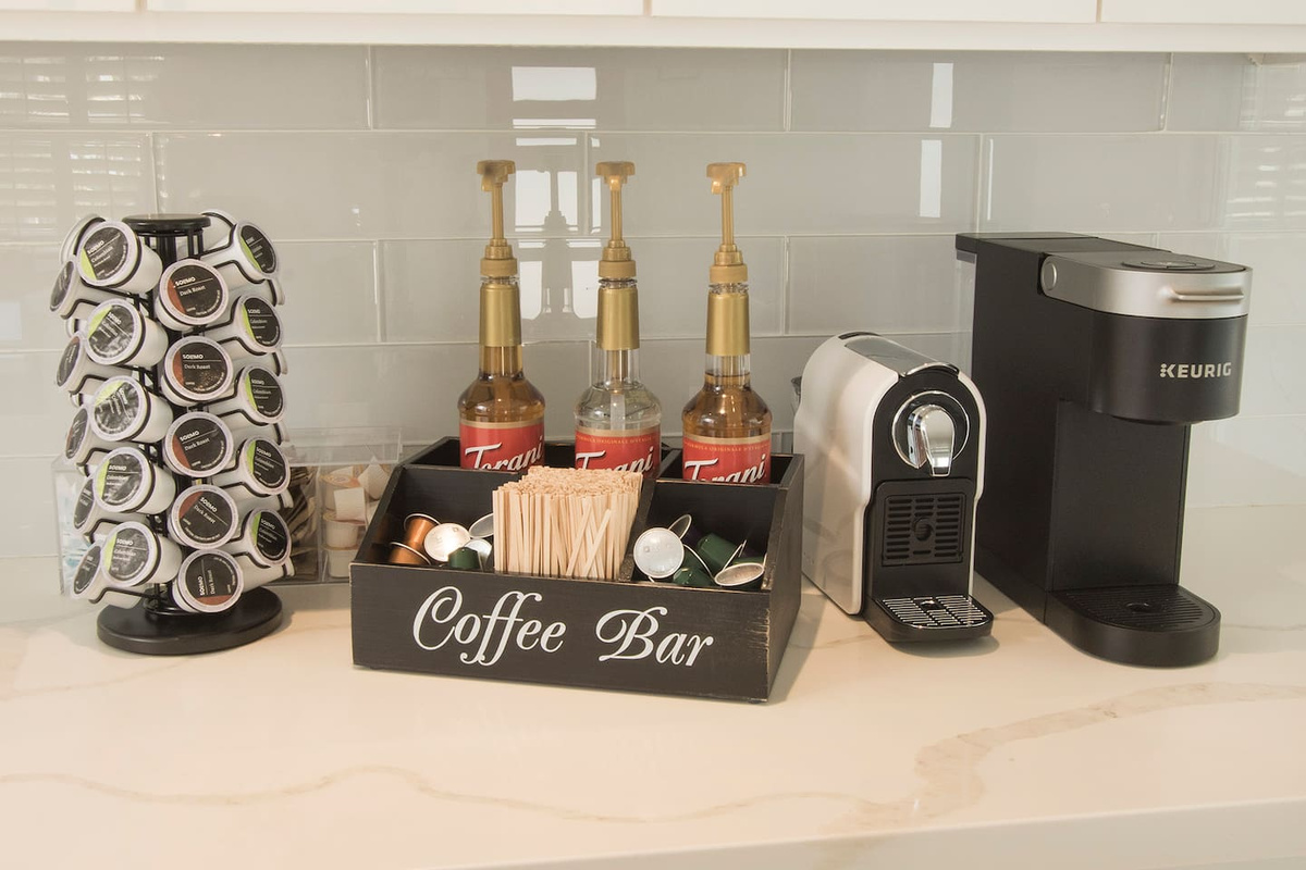 Coffee bar for all of your coffee needs!