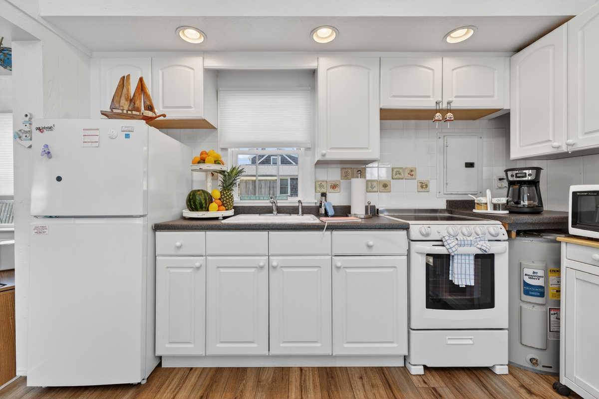 A comfortable kitchen space designed for simple, efficient, and enjoyable cooking.