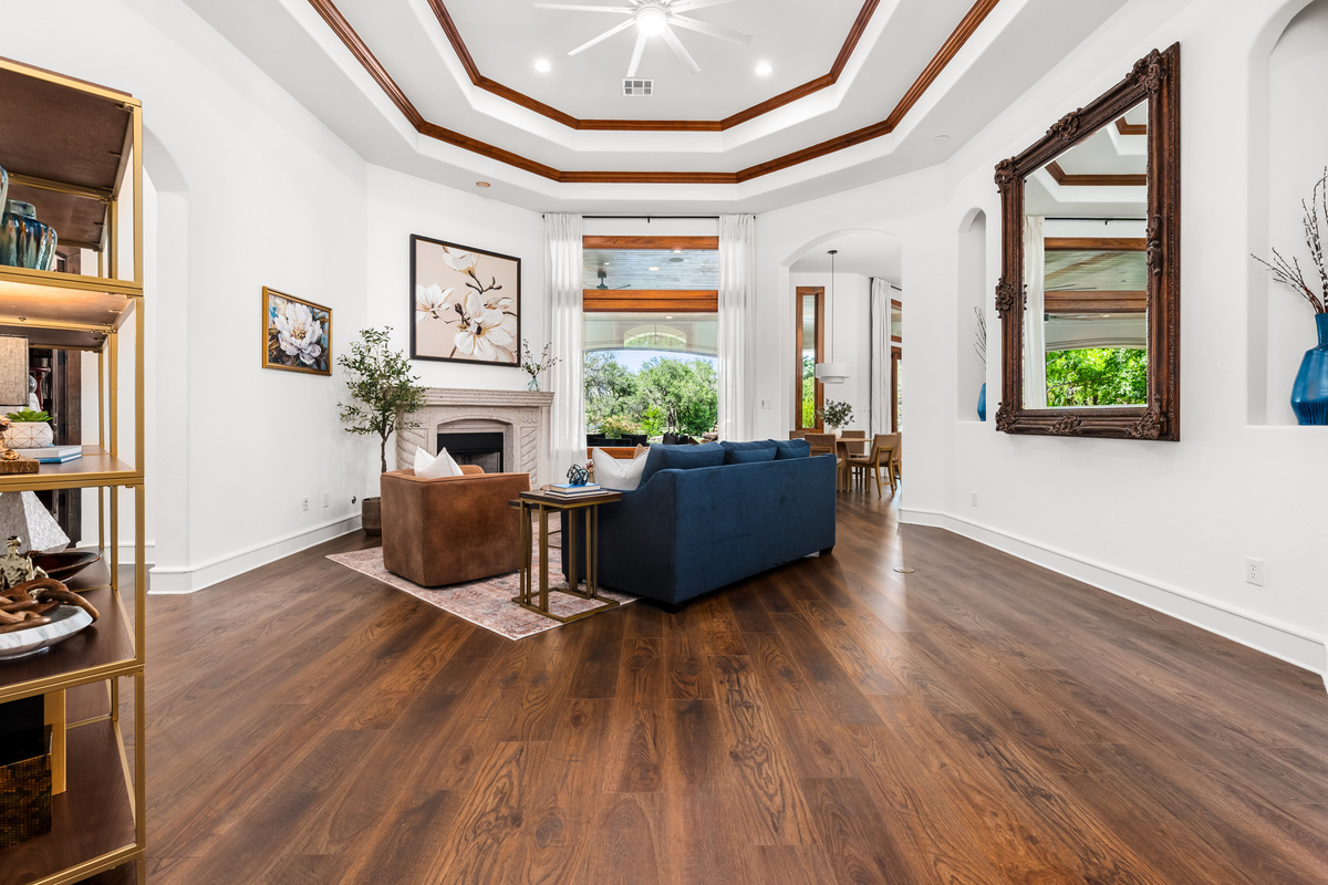A welcoming space to gather, relax, and accommodate additional guests.