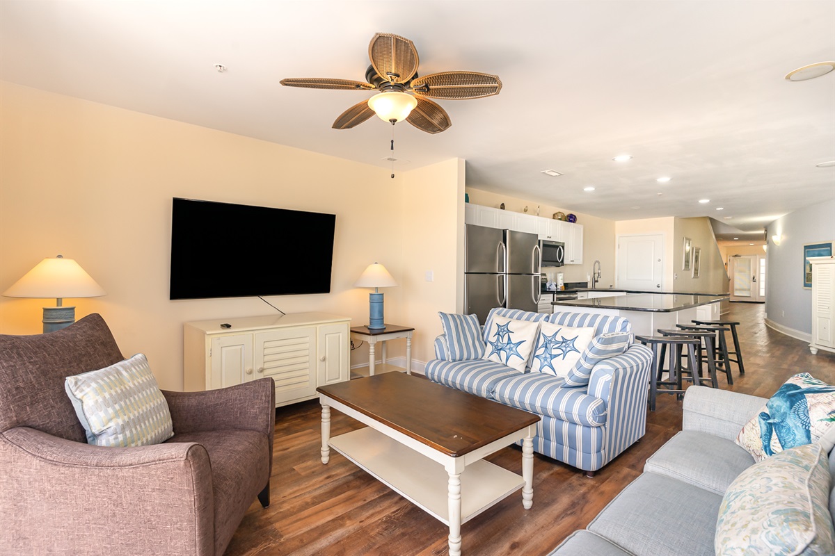 Living Room with sofa bed