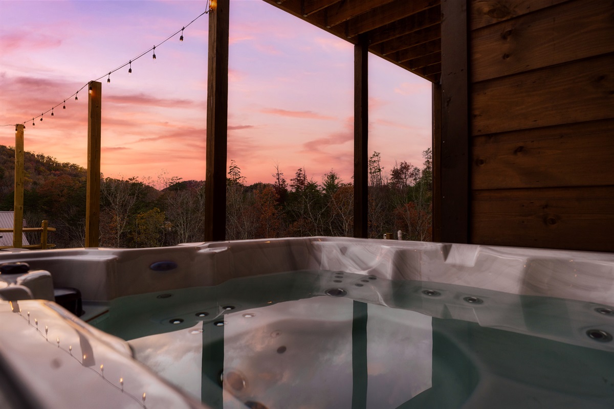 Hot Tub with views