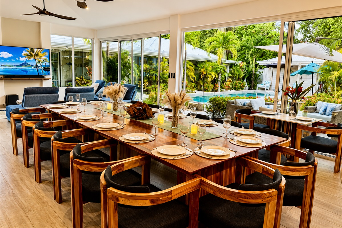 Dining for 20
