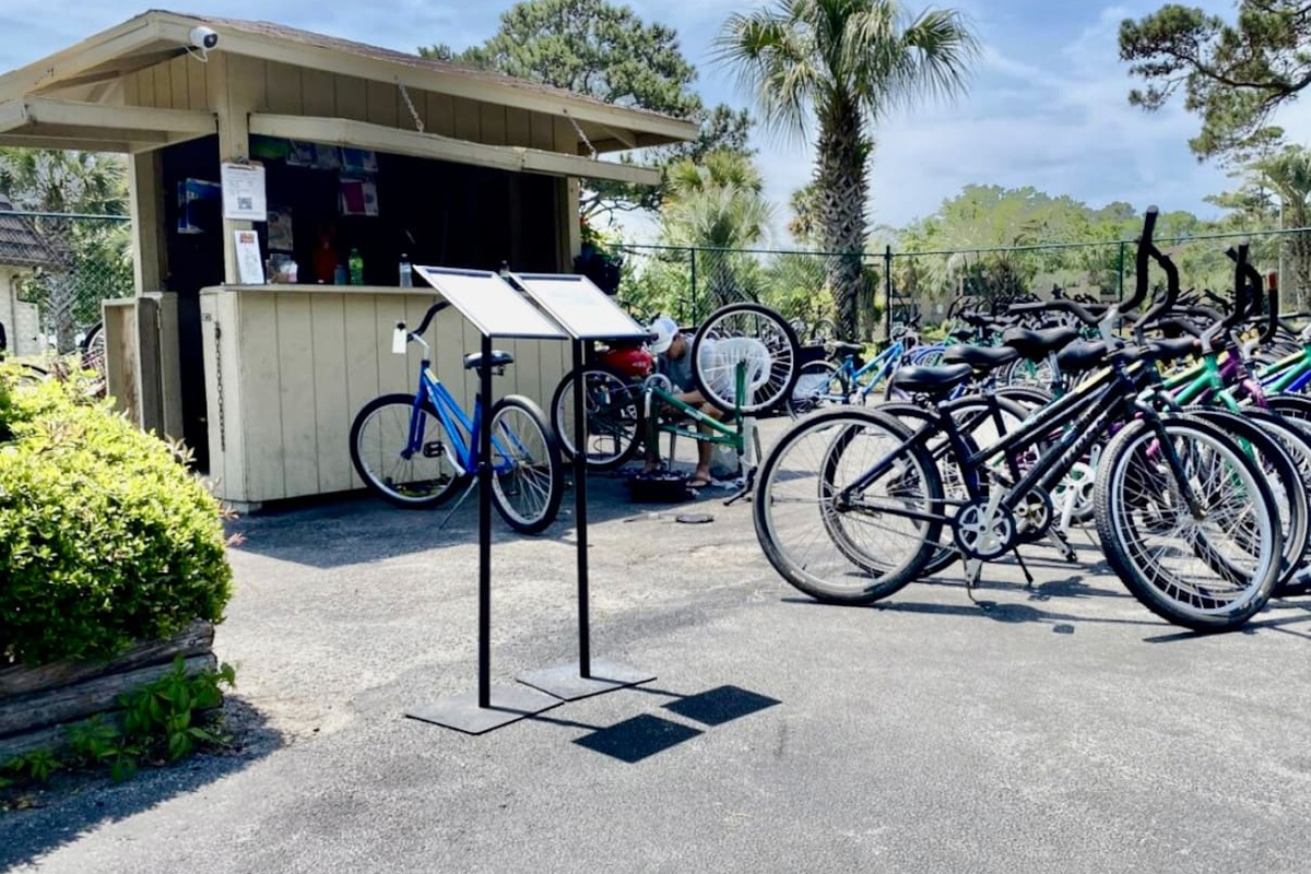 Bike rentals at the resort