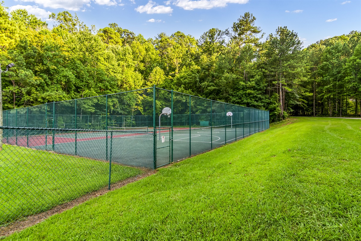 Neighborhood tennis courts