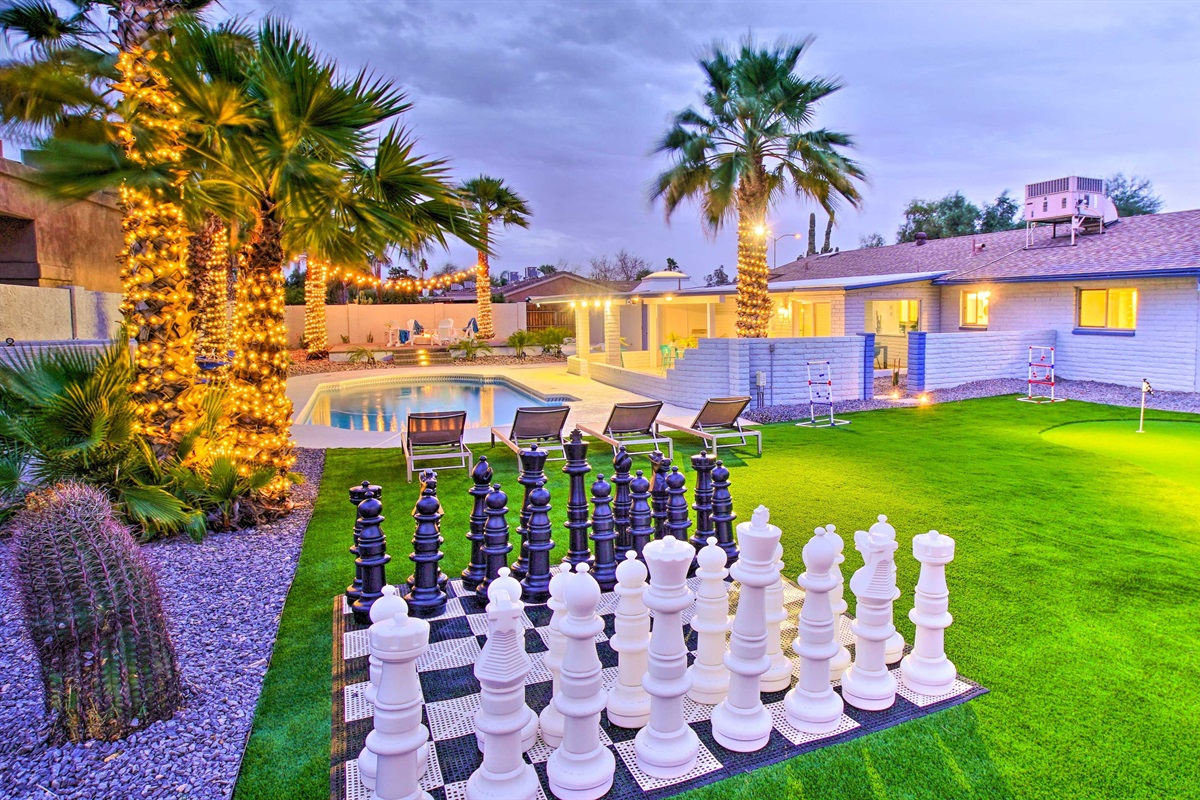 Private Backyard | Giant Chess