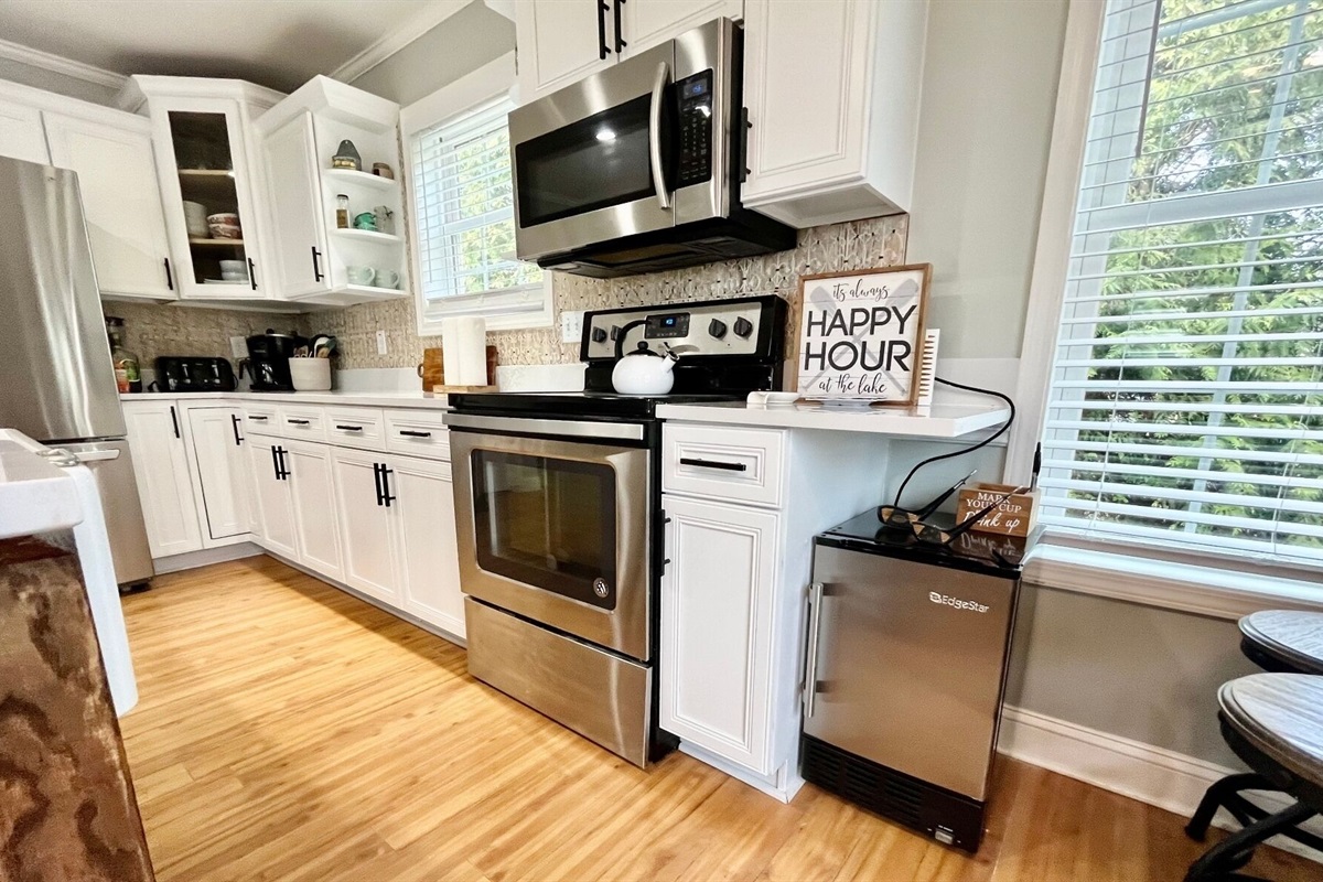 Newly remodeled kitchen