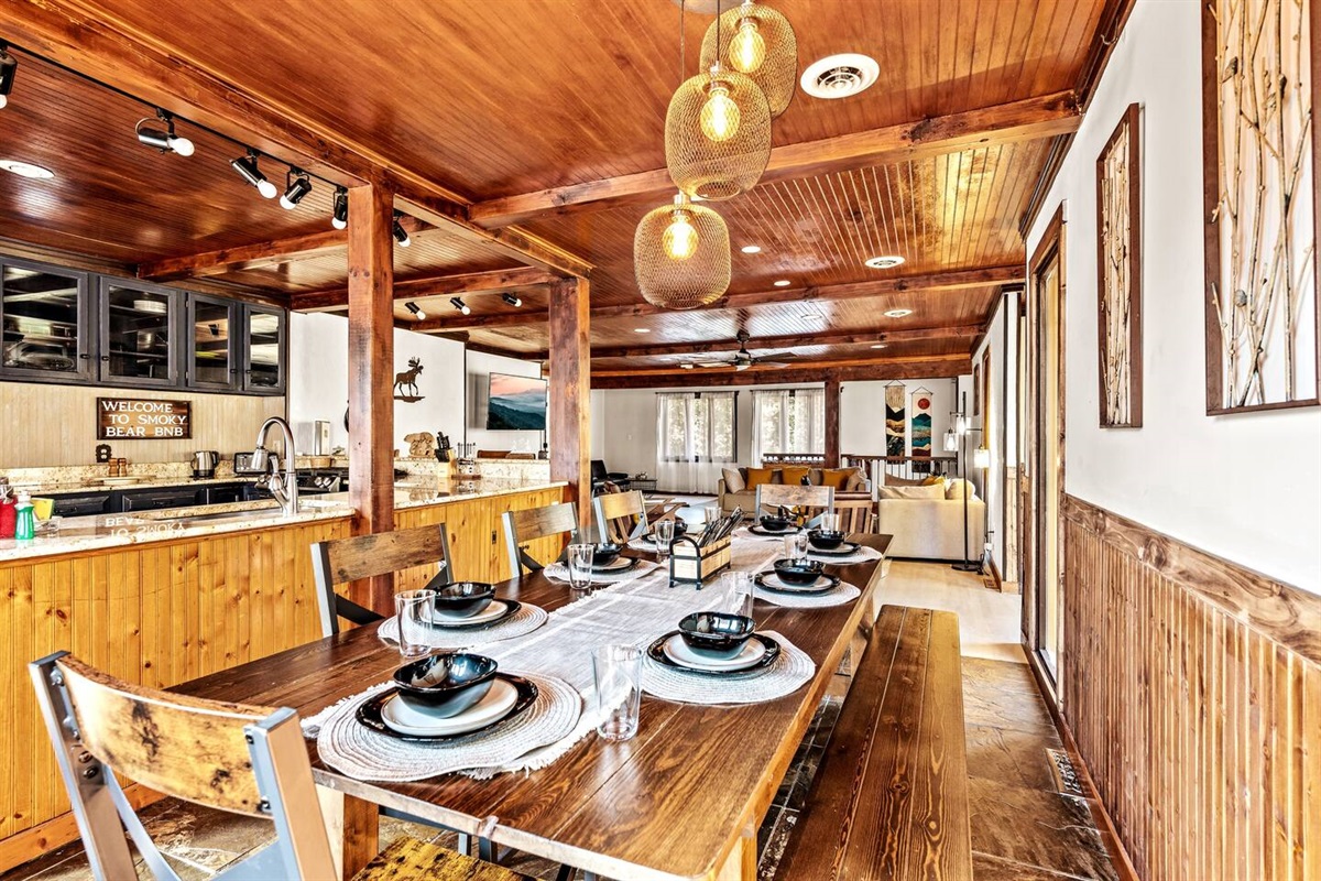 Dining Area and Kitchen