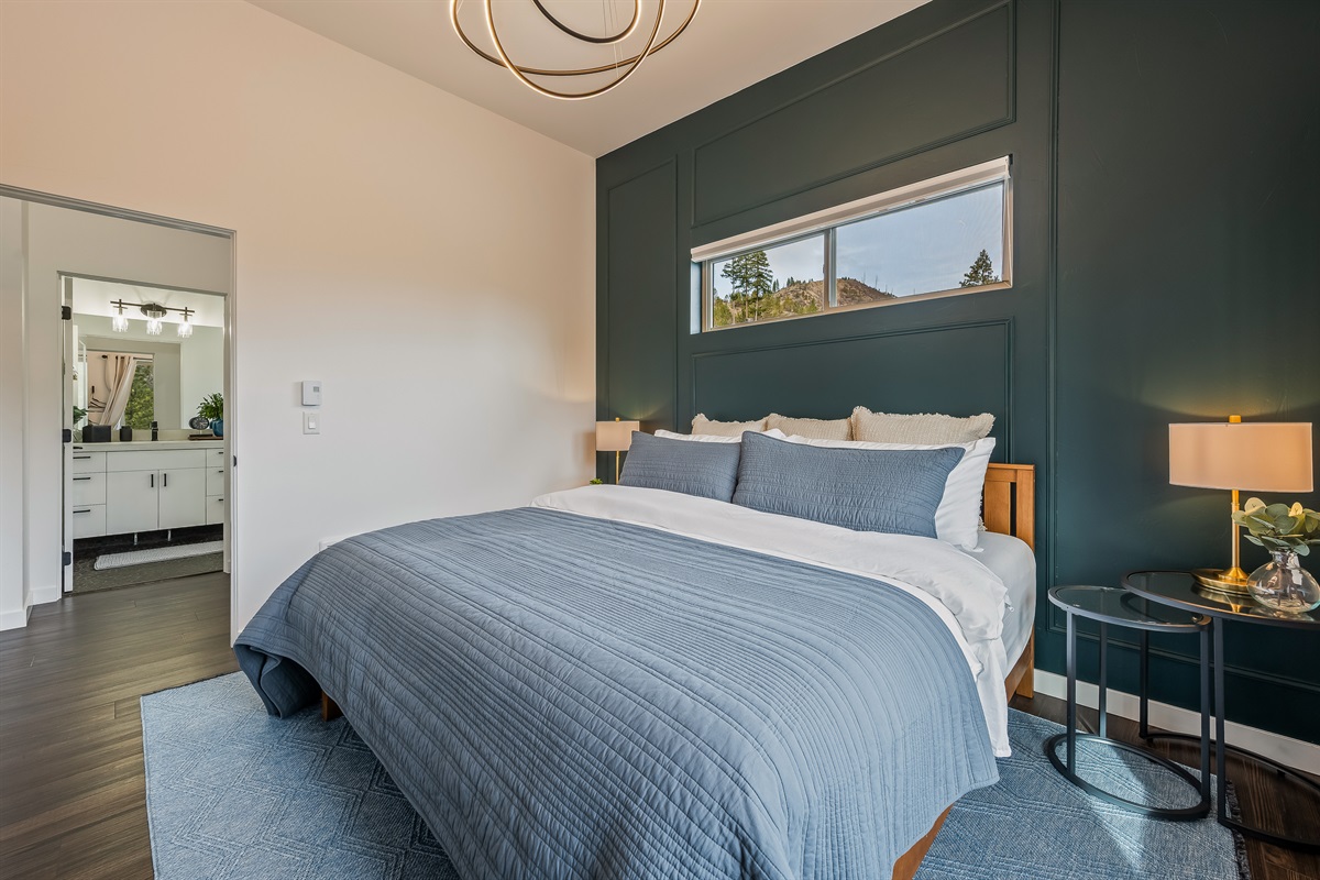 Bedroom #2 of 2: King bed, mountain views, Smart TV