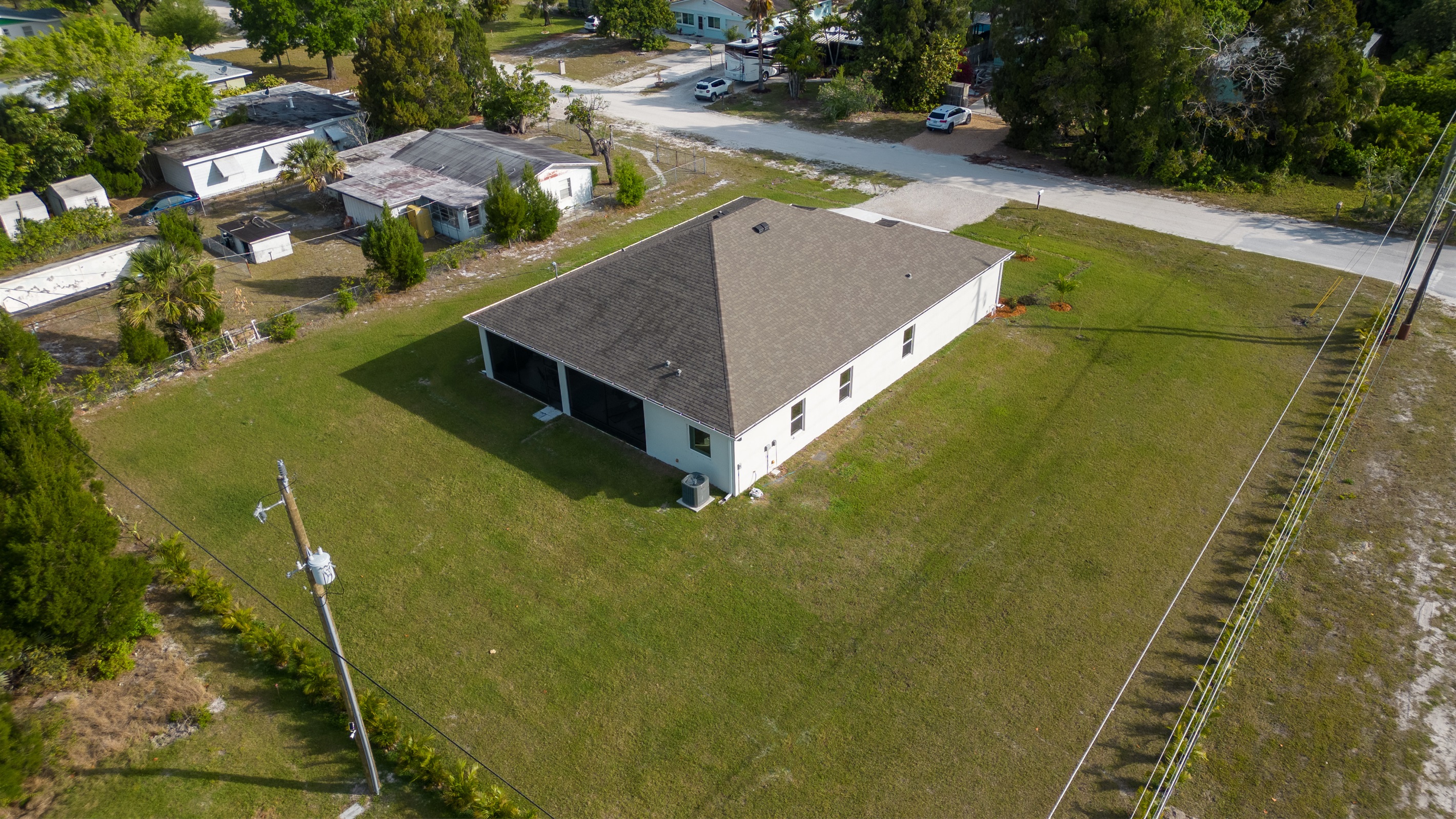Large lot, quiet neighborhood