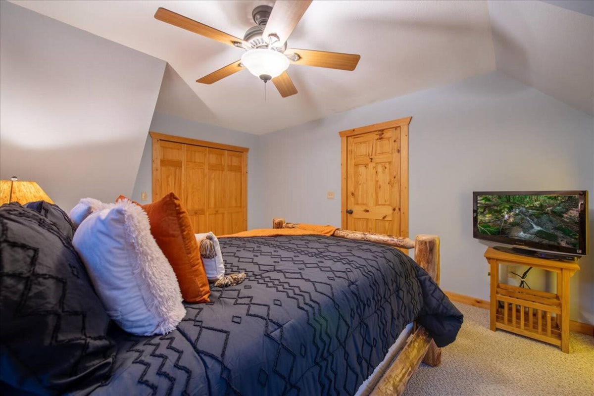 Another angle of the upstairs bedroom