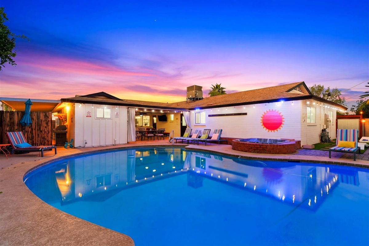Stare At Those Arizona Skies And Enjoy A Dip In The Pool After A Long Day