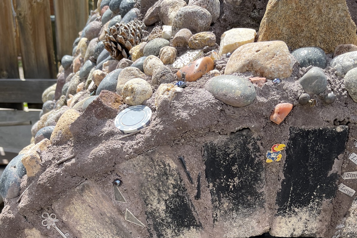 Pizza oven on back deck