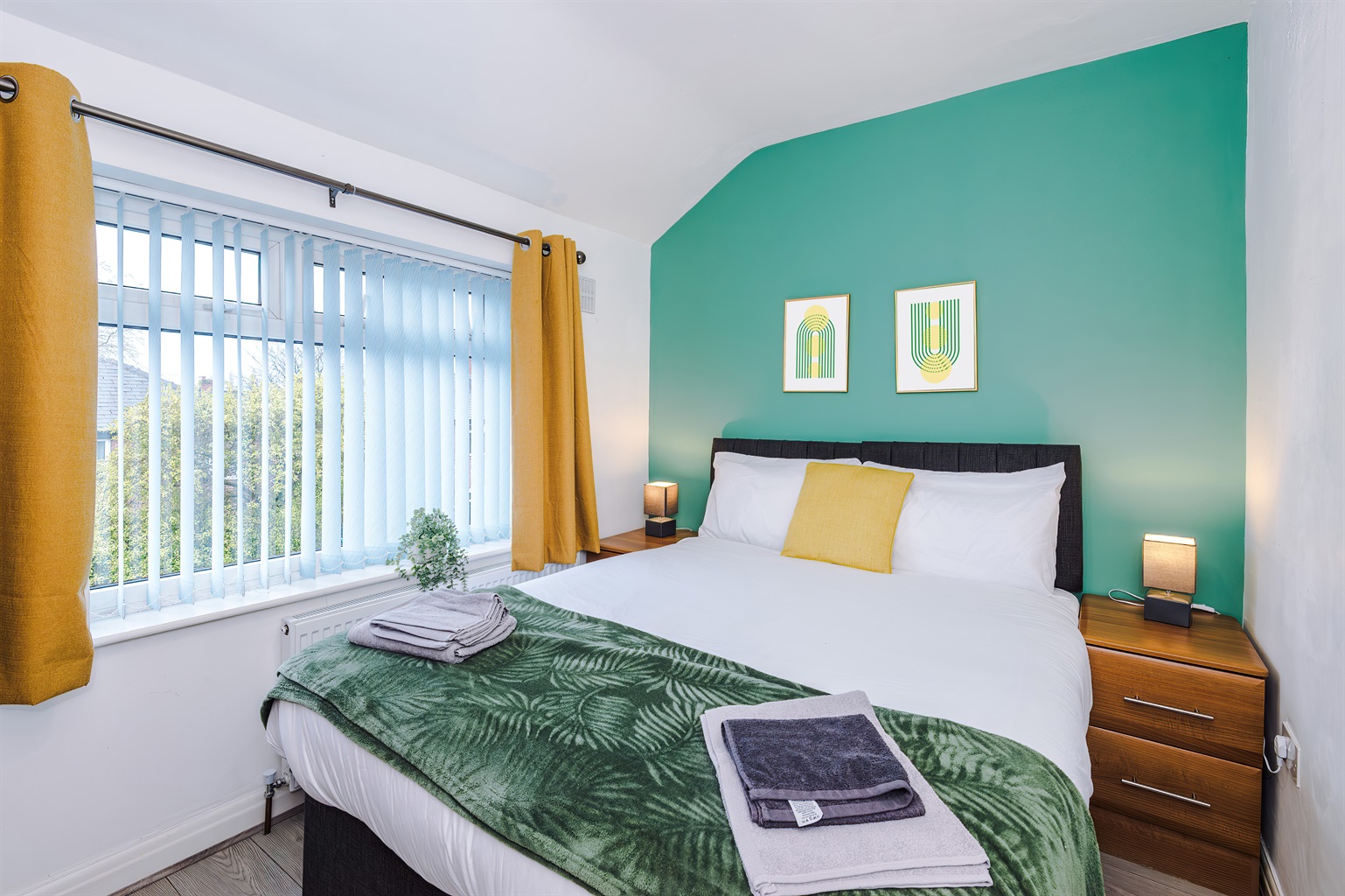 Bedroom 2 benefits from a hotel comfort king sized bed which can be arranged into 2 singles