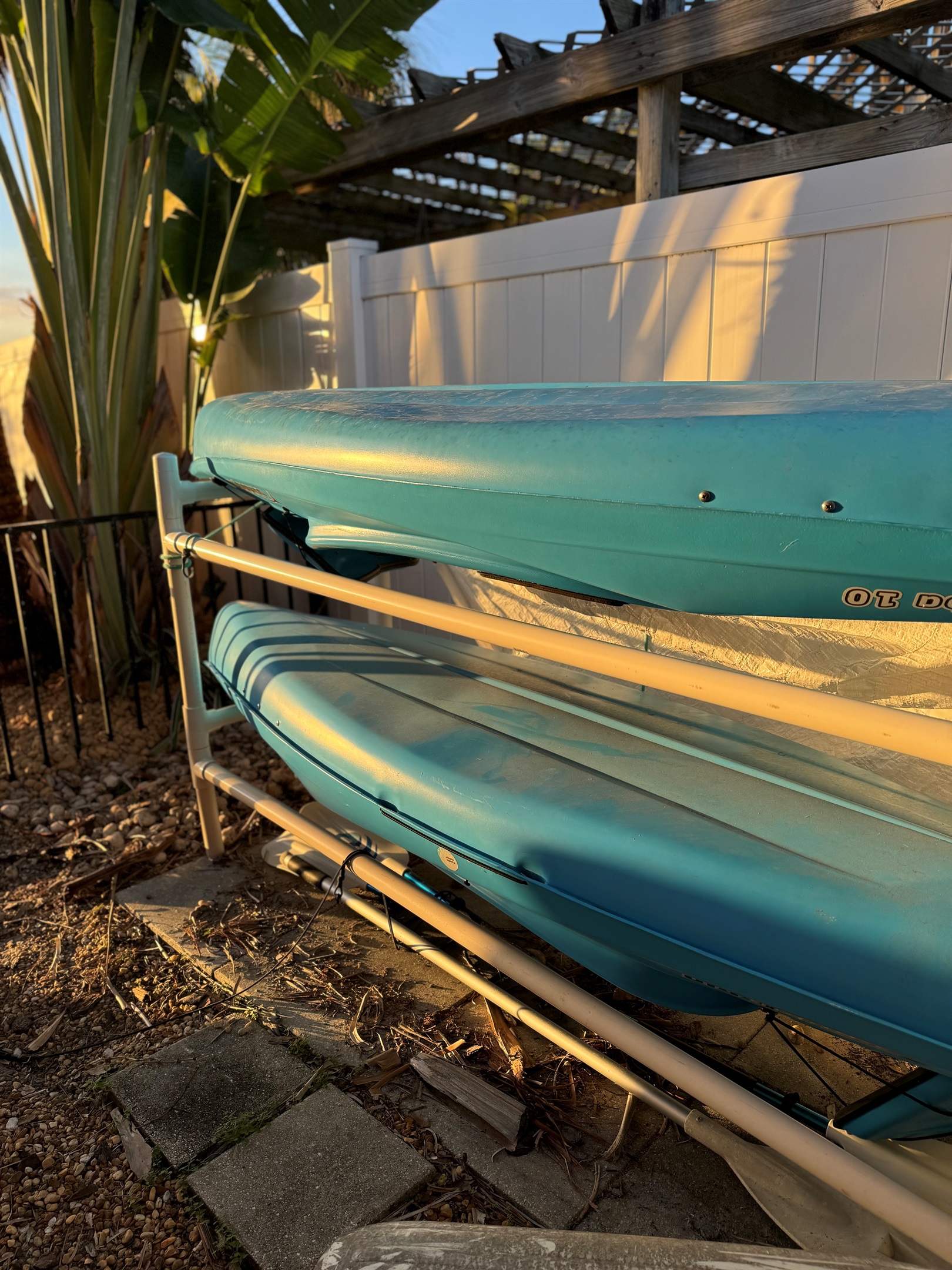 Kayaks and paddle boards for your use