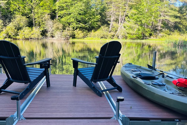 A short walk to Cashiers, nestled among the forest and lake...