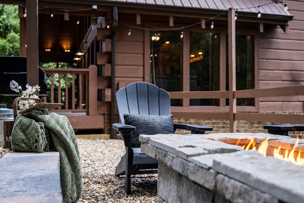 Hike, explore, then relax by the firepit for the perfect evening outdoors.