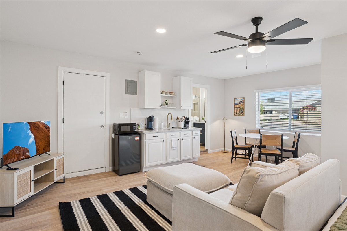 Unwind in this inviting studio, designed for comfort and convenience