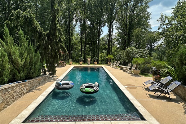 Enjoy fun time in the pool!