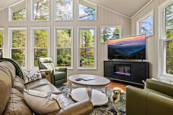 Cattail Cottage immerses you (your approved fur baby) in the serenity of nature.
