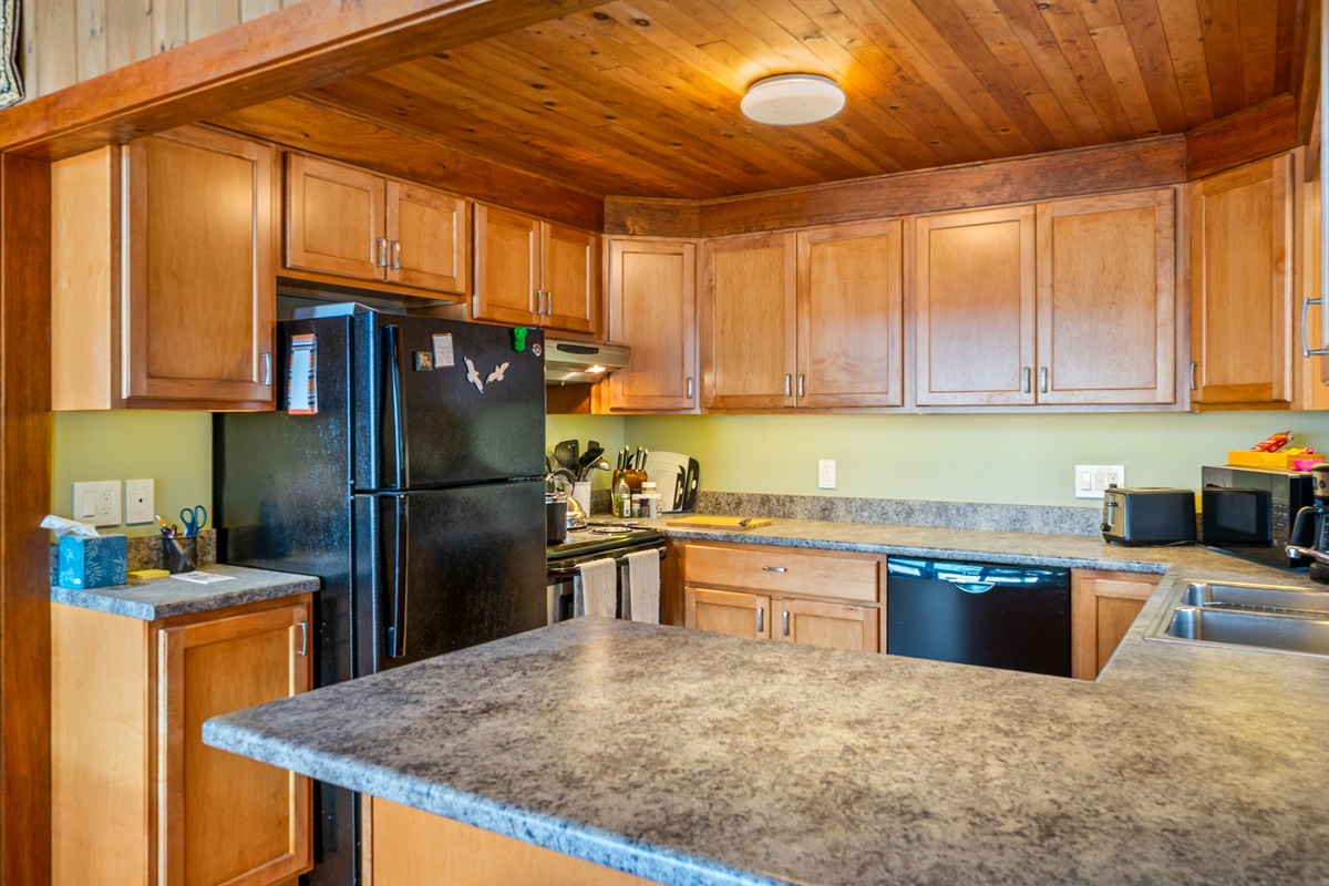 Stay in the loop while cooking with the open floorplan in the main living areas.