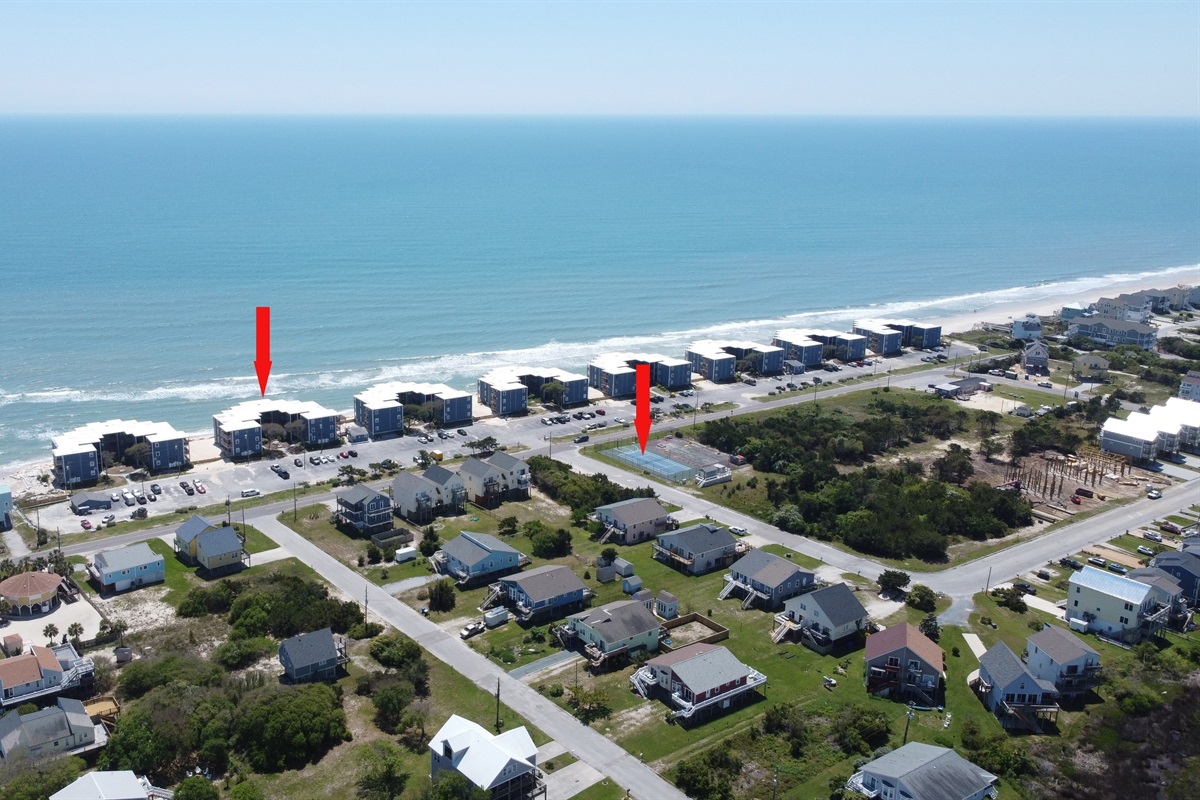 Unit location and Tennis courts