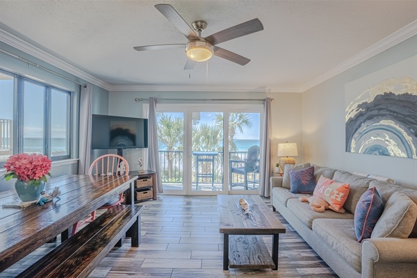 Balcony access from the living area