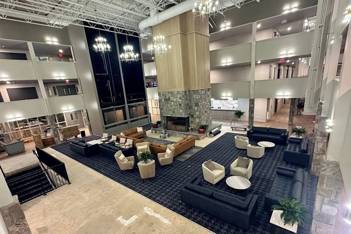 Check out Mountain Lodge's brand new remodeled lobby.