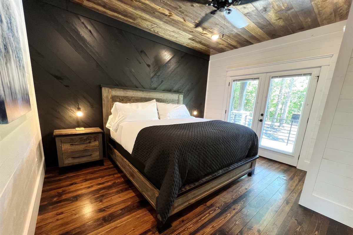 Downstairs king bedroom