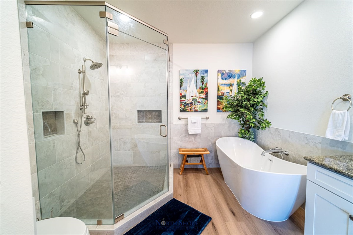 Walk-in Shower in Master Bath