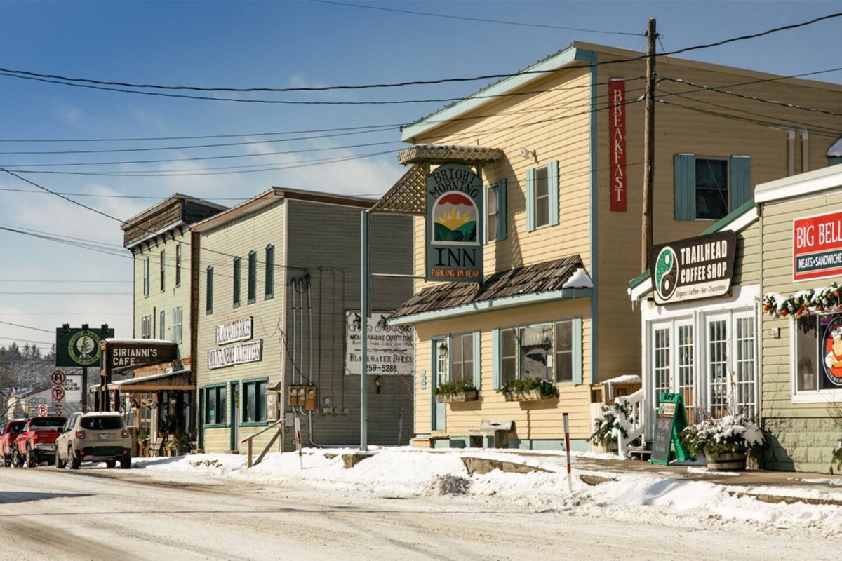 Located in Davis, WV - restaurants, boutiques, breweries.