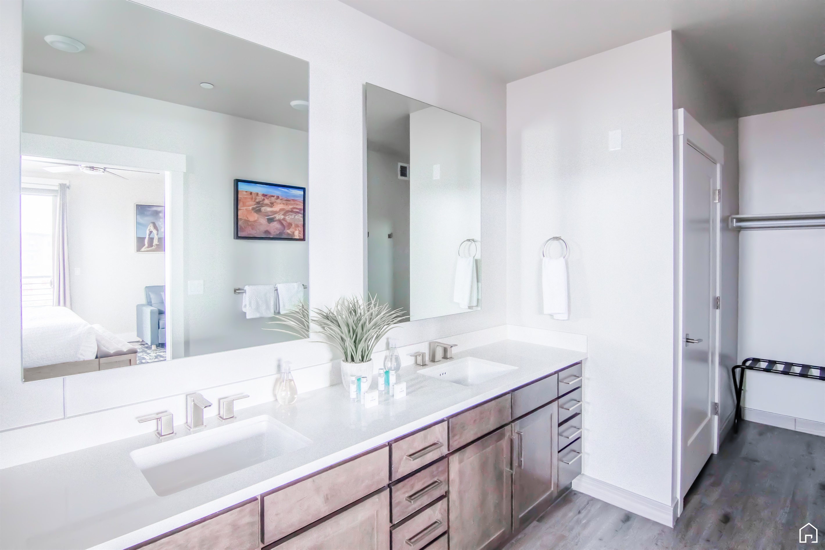 Ensuite bathroom in master