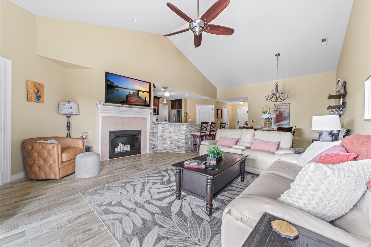 Another view of our spacious living room